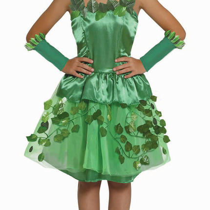 Vestido Hojas Niño Verde