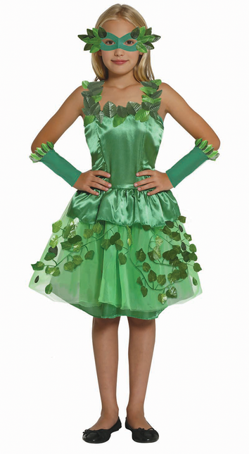 Vestido Hojas Niño Verde