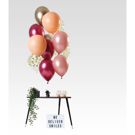 Set Globos Rosas 30cm 12pcs