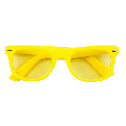 Gafas de fiesta amarillo neón