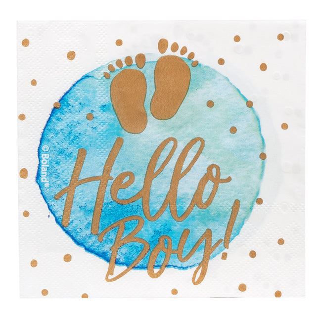 Servilletas Hello Boy Papel 33cm