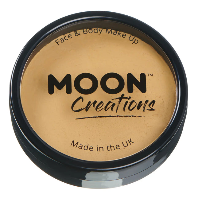 Moon Creations Pro Face Paint Cake Pots Arena Dorada 36g