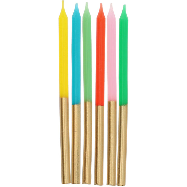 Velas Retro Coloreadas 10cm