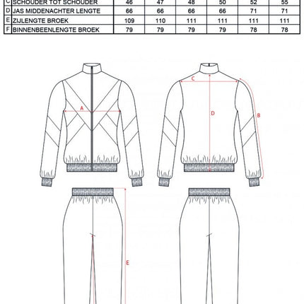 Chándal 80`S Style Unisex