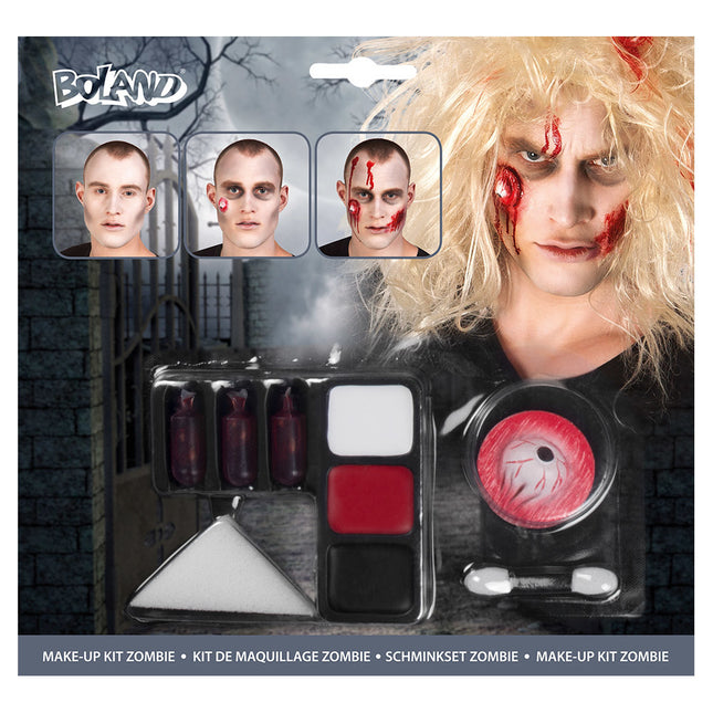 Set Maquillaje Halloween Zombie