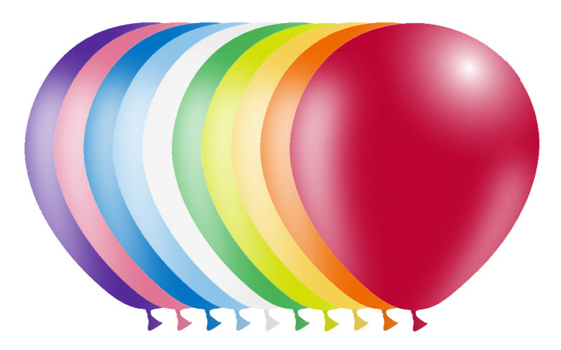 Globos de colores 30cm 10pcs