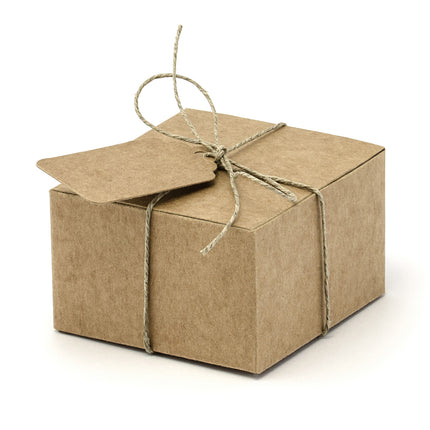 Cajas de regalo Cubo con Tarjetas de Nombre 6cm 10pcs