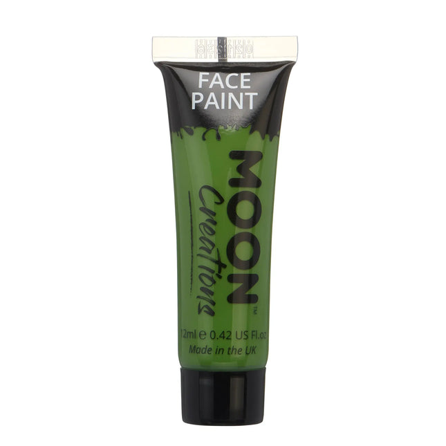 Moon Creations Pintura facial verde 12ml