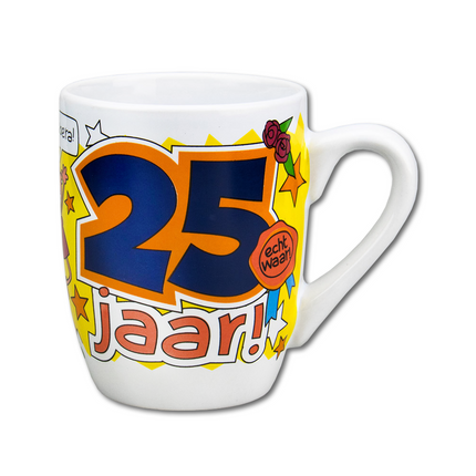 Taza 25 Años 12cm