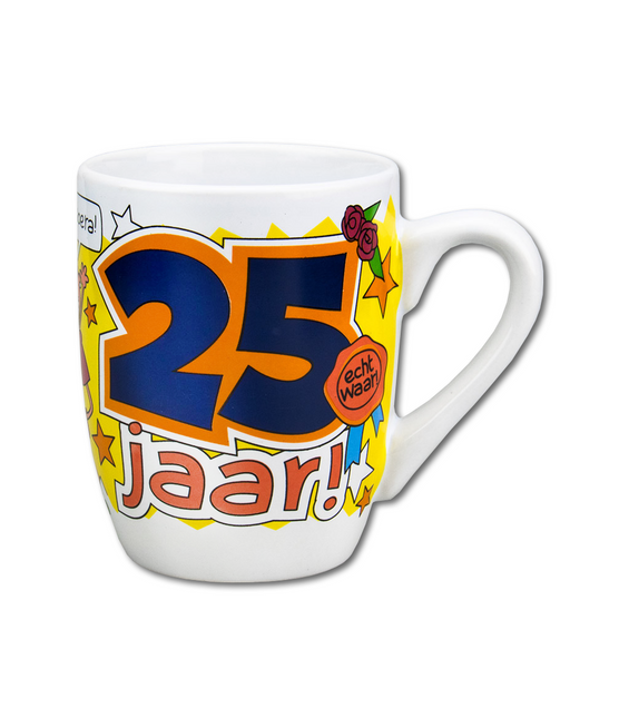 Taza 25 Años 12cm