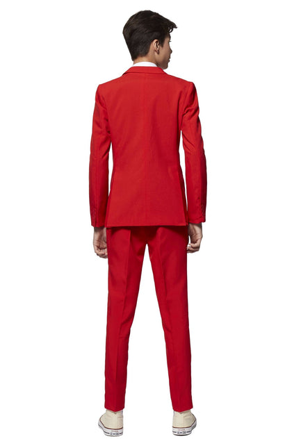 Traje Rojo Niño Adolescente OppoSuits