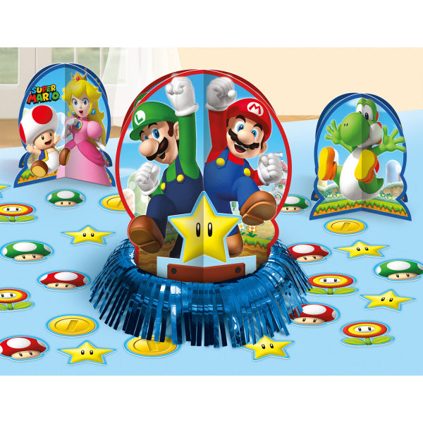 Super Mario Decoración de mesa 23pcs