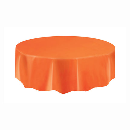 Mantel Naranja Redondo 2.13m