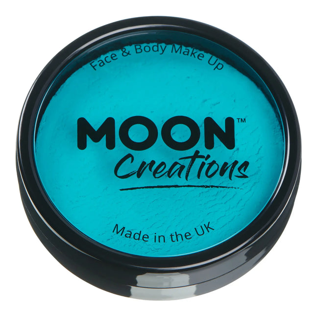 Moon Creations Pro Face Paint Cake Pots Turquesa 36g