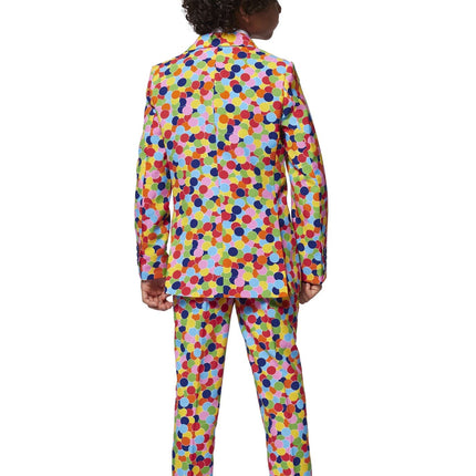 Traje de fiesta confeti niño OppoSuits