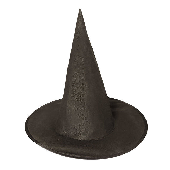 Sombrero de bruja de Halloween Negro