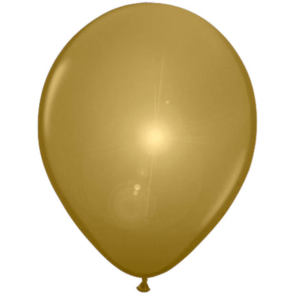 Globos Led Oro 30cm 5pcs