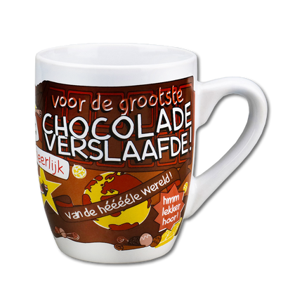 Taza Chocolate Addict 12cm