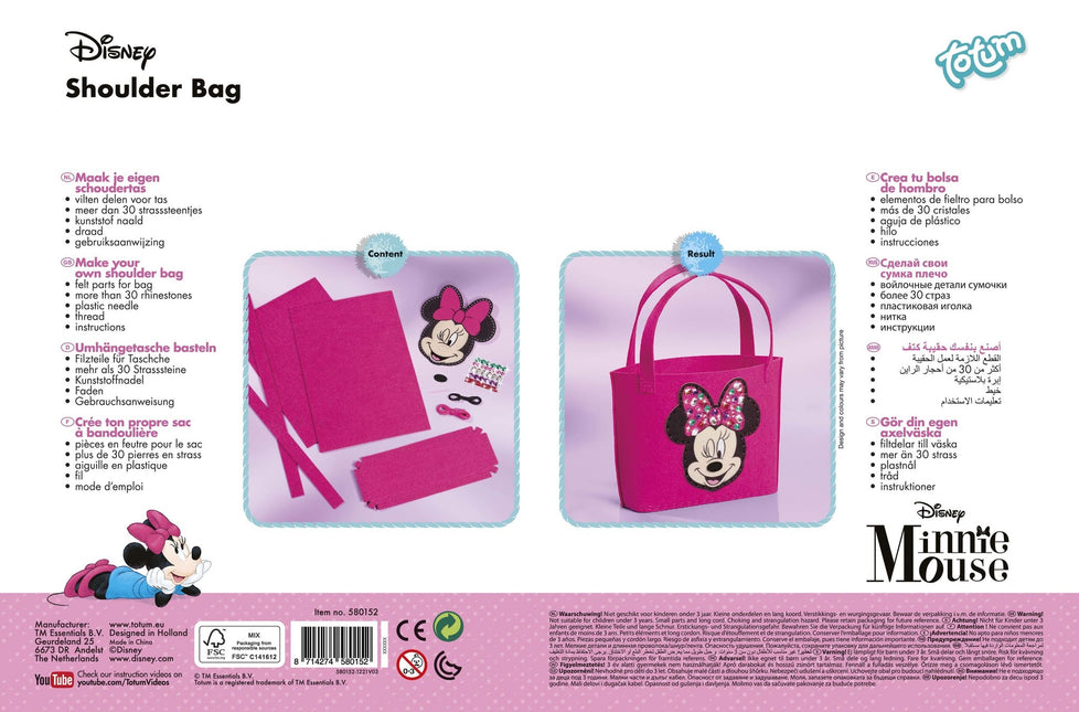 Set para hacer bolsos de Minnie Mouse