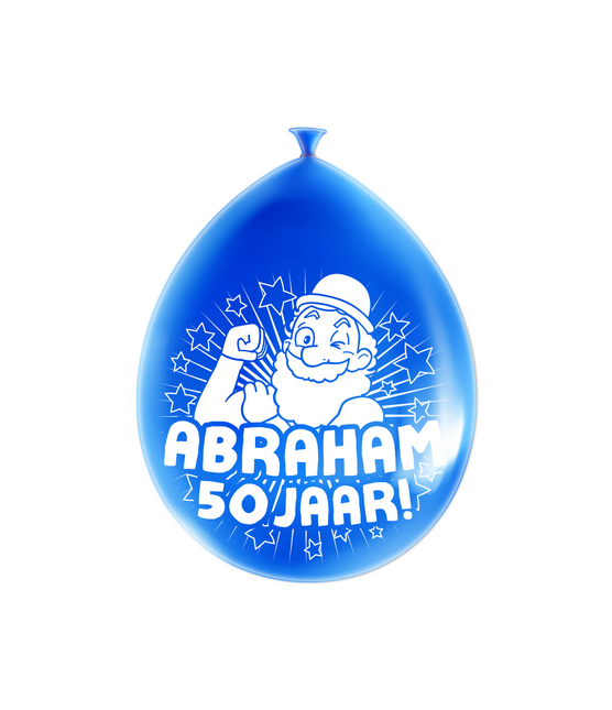 Globos Abraham 50 Años 30cm 8pcs