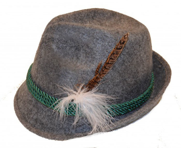 Oktoberfest Tiroler Sombrero Plumas