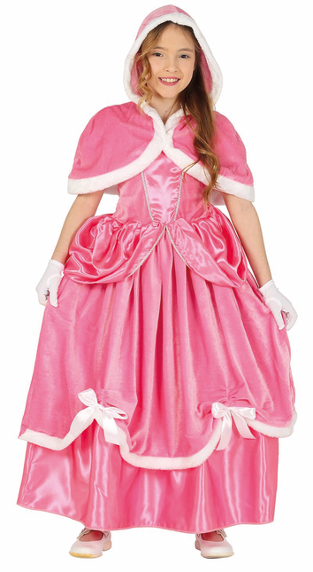 Vestido Princesa Niño Rosa Largo