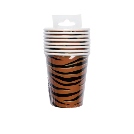 Vasos Tigre 250ml 8ud