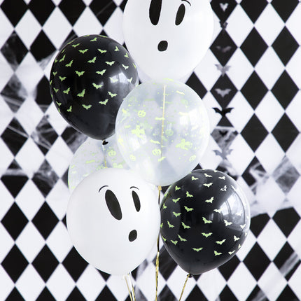 Globos de Halloween Blacklight 27cm 3pcs