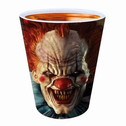 Halloween Vasos de chupito Payaso 5cm 3pcs