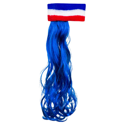 Diadema Francia Pelo Azul