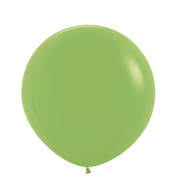 Globos Verde Lima 61cm 10pcs