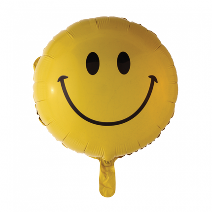 Globo de Helio Emoji Sonrisa 45cm vacío