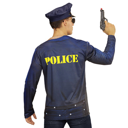 Camisa Policía Azul Hombre