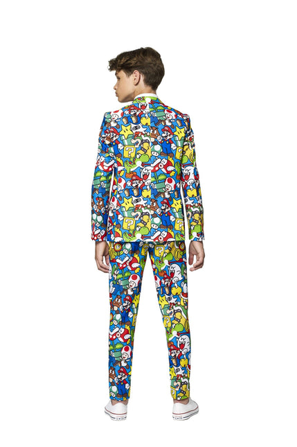 Super Mario Traje Niño Adolescente OppoSuits