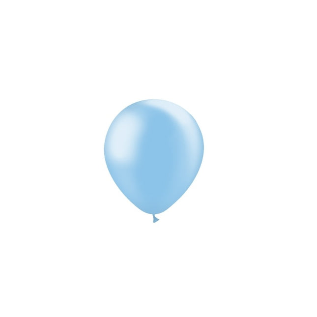 Globos Azul Claro Metálicos 13cm 100pcs