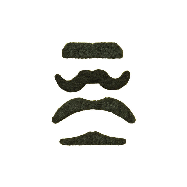 Bigotes postizos 8,3cm 4uds.