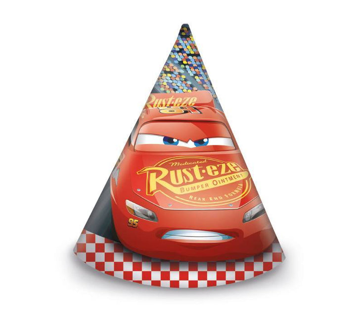 Cars 3 Sombreros de fiesta 6pcs