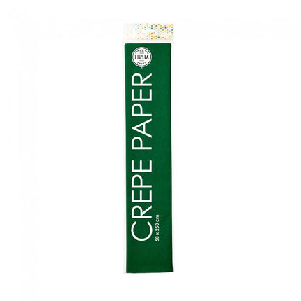 Papel crepé Navidad Verde 50cm 2,5m