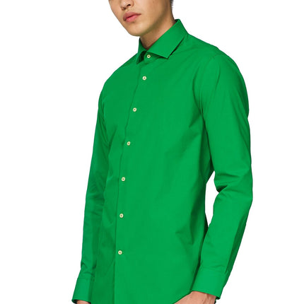 Camisa verde de hombre OppoSuits