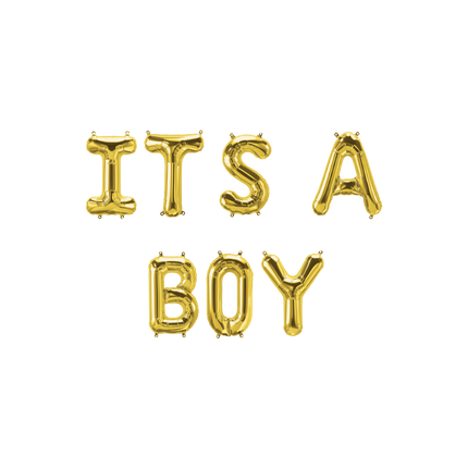 Globos de Oro Set Its A Boy 1.9m