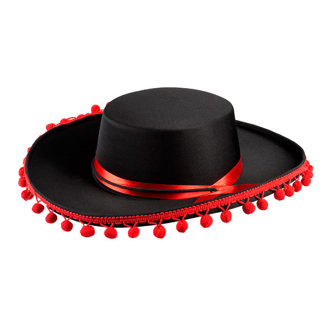 Sombrero Español Negro Deluxe 43cm