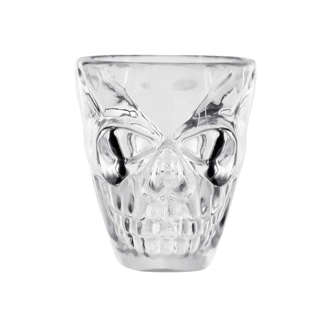 Vasos de chupito Halloween Calavera 50ml 4uds.