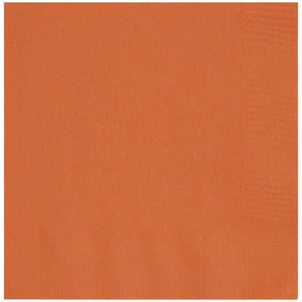 Servilletas Naranja 2 Capas 25cm 20pcs