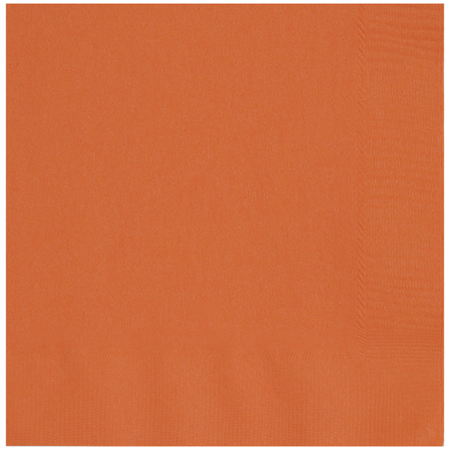 Servilletas Naranja 2 Capas 25cm 20pcs