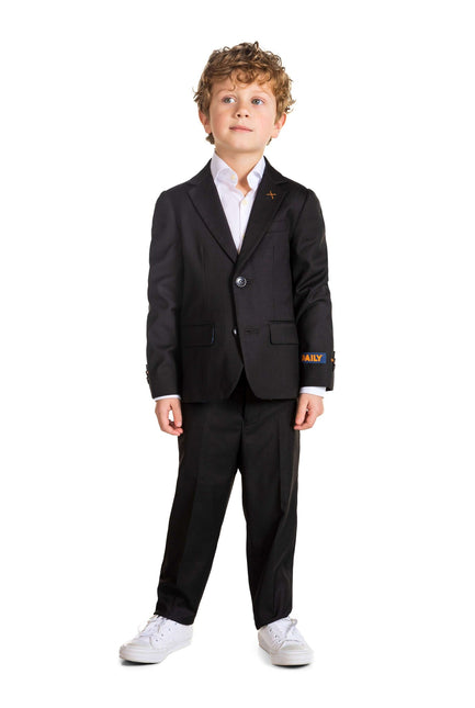 Traje Diario Negro Niño OppoSuits