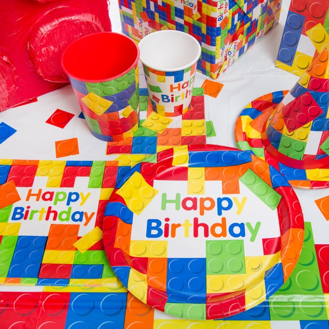 Servilletas Lego Feliz Cumpleaños 33cm 16pcs