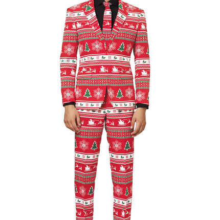 Traje rojo de Navidad