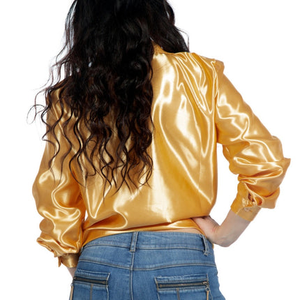 Blusa Disco Volantes Oro