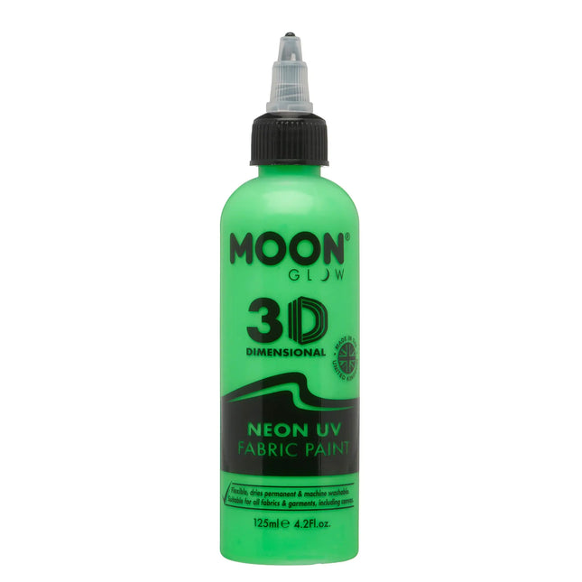 Moon Glow Pintura UV Neón para Telas 125ml Verde Intenso 125ml