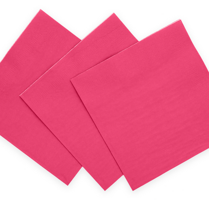 Servilletas Fucsia 3 Capas 33cm 20pcs